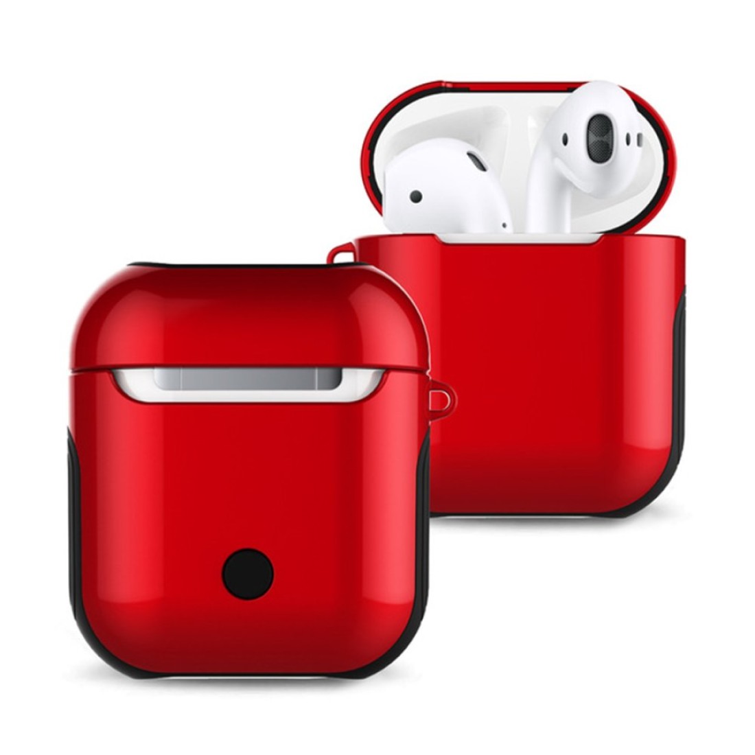  Airpods (1.nesil) 3in1 Kılıf - Kırmızı