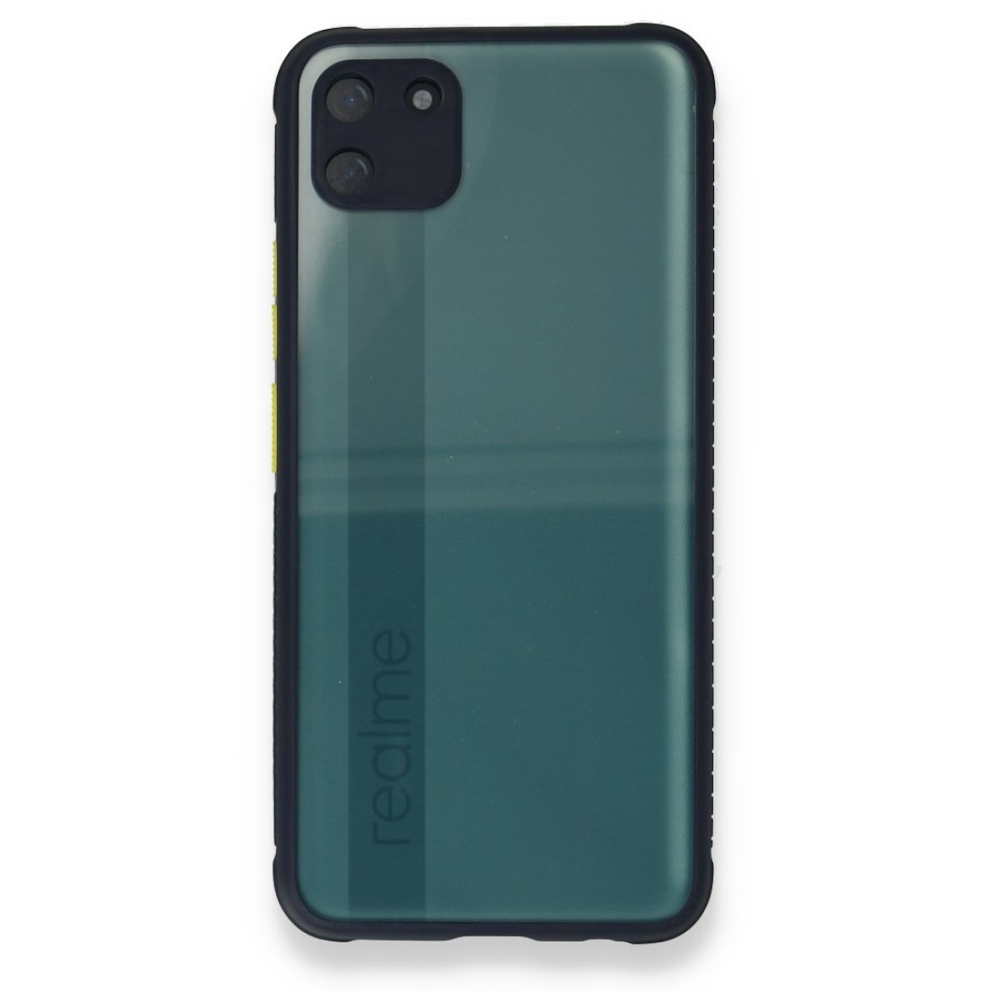  Realme C11 Kılıf Miami Şeffaf Silikon - Lacivert