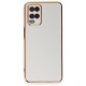 Oppo A54 4G Kılıf Volet Silikon - Beyaz Oppo A54 4G Kılıf Volet Silikon - Beyaz