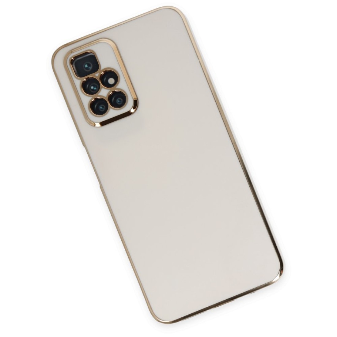  Xiaomi Redmi 10 2022 Kılıf Volet Silikon - Beyaz