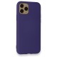 iPhone 11 Pro Kılıf Nano içi Kadife Silikon - Mor iPhone 11 Pro Kılıf Nano içi Kadife Silikon - Mor