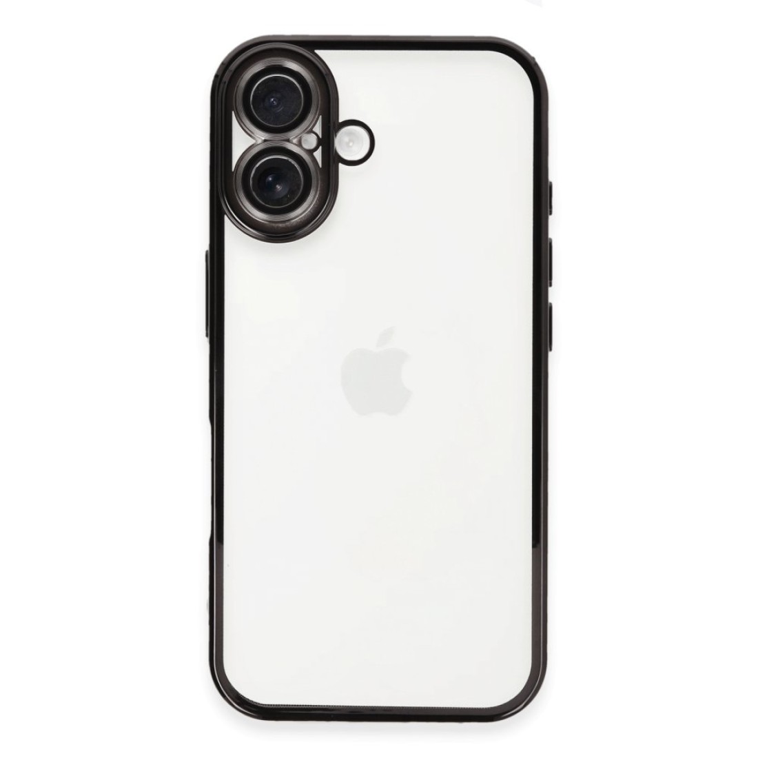  iPhone 16 Kılıf Razer Lensli Silikon - Siyah