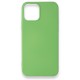  iPhone 12 Kılıf First Silikon - Yeşil