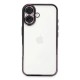  iPhone 16 Plus Kılıf Razer Lensli Silikon - Mor