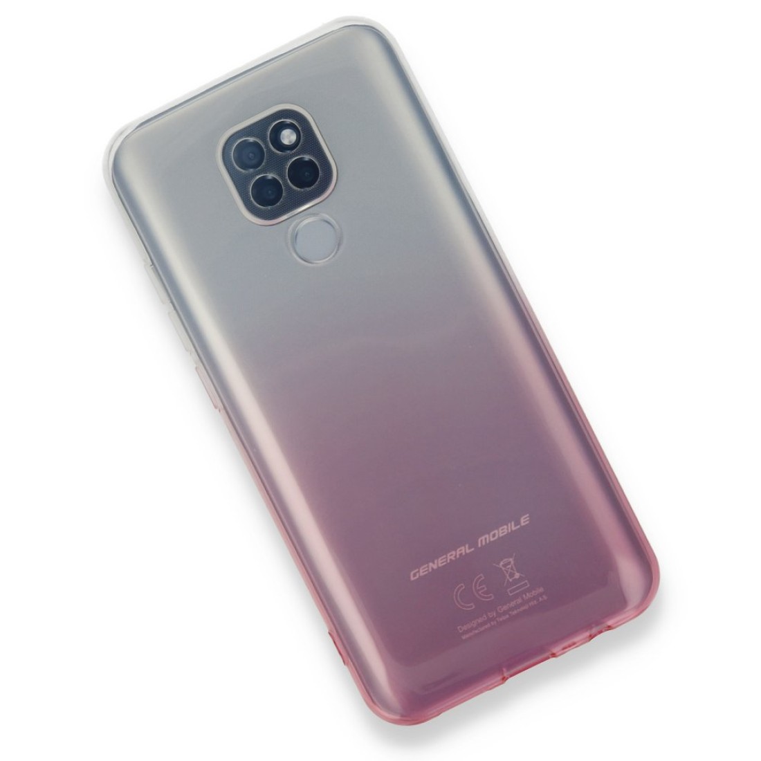  General Mobile GM 20 Kılıf Lüx Çift Renkli Silikon - Pembe