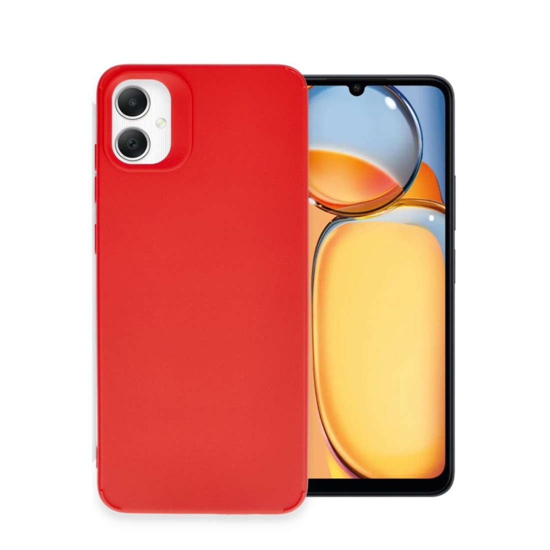  Samsung Galaxy A05 Kılıf Petro Silikon - Kırmızı