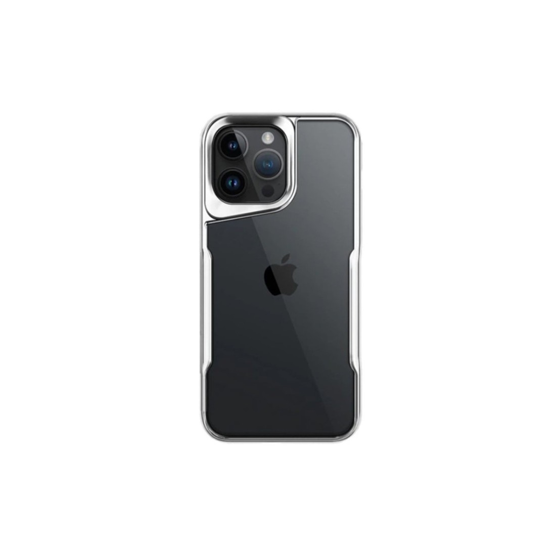 iPhone 16 Pro Kılıf Boyi Silikon Kapak - Gümüş iPhone 16 Pro Kılıf Boyi Silikon Kapak - Gümüş