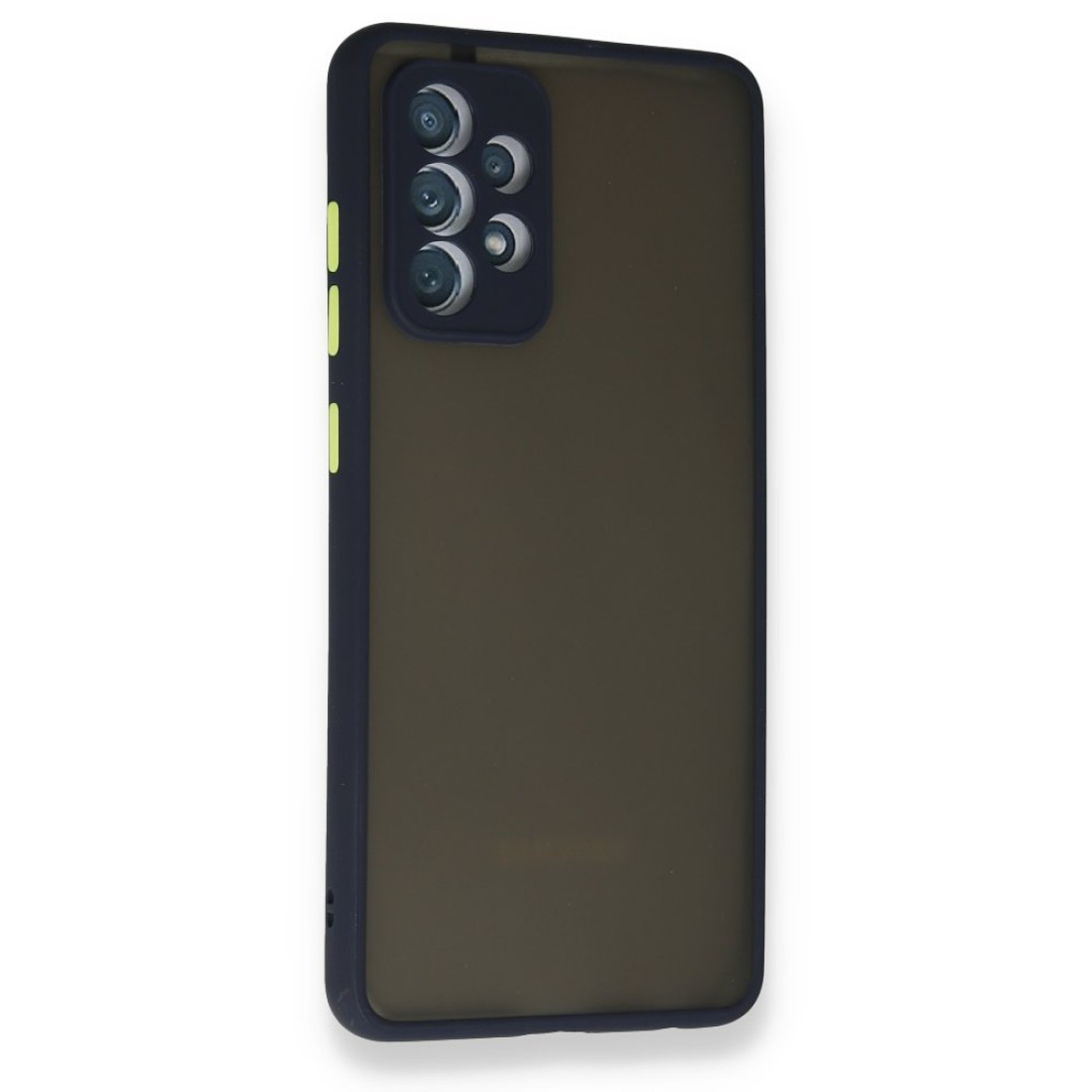  Samsung Galaxy A52S Kılıf Montreal Silikon Kapak - Lacivert