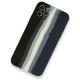  iPhone 11 Pro Kılıf Ebruli Lansman Silikon - Siyah-Lacivert