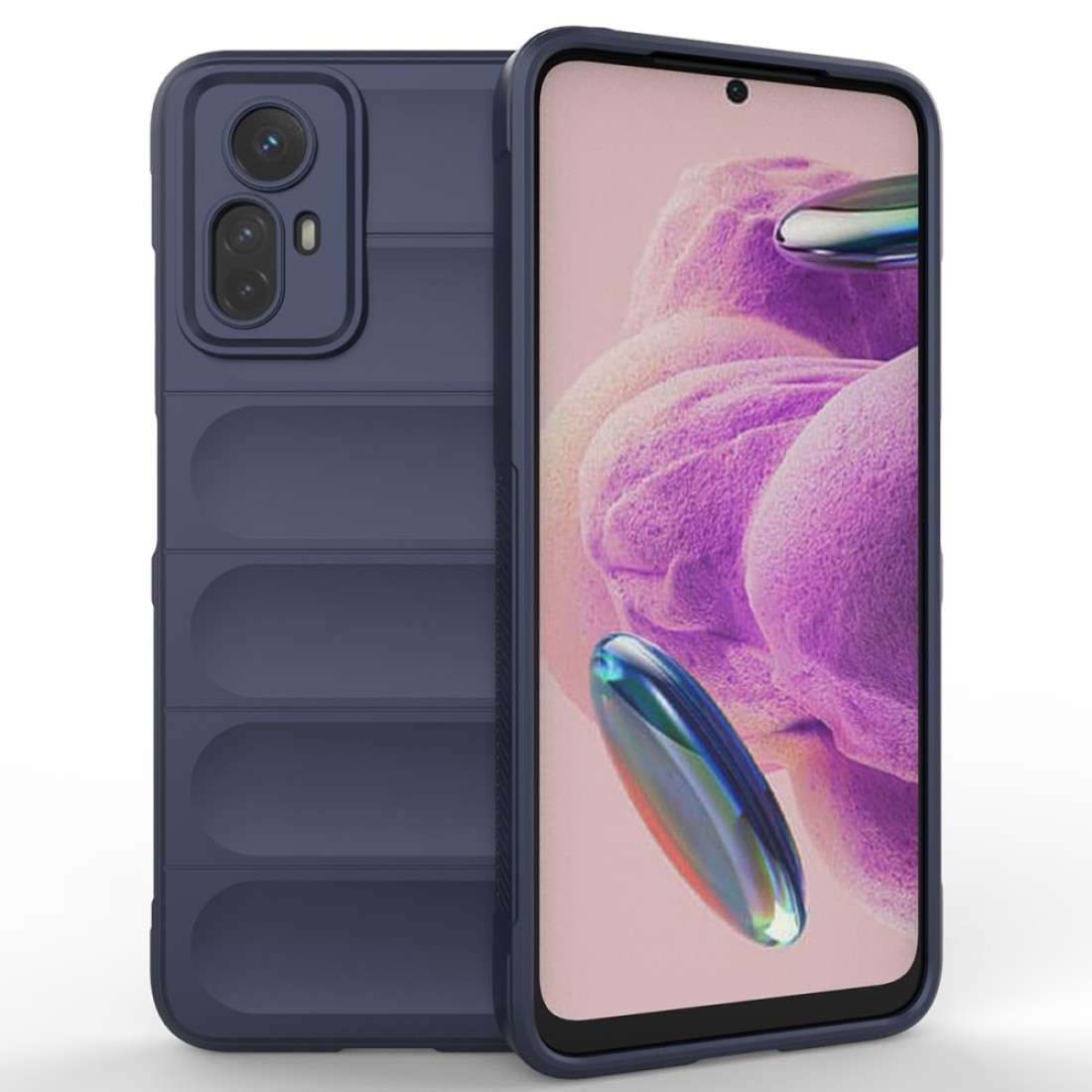  Xiaomi Redmi Note 12S Kılıf Optimum Silikon - Lacivert