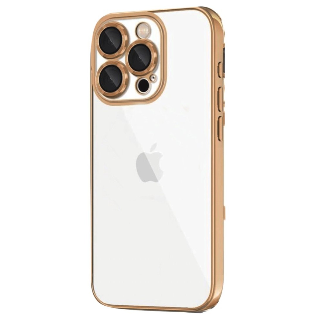  iPhone 16 Pro Kılıf Razer Lensli Silikon - Desert