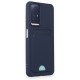  Xiaomi Redmi Note 12S Kılıf Kelvin Kartvizitli Silikon - Lacivert
