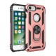  iPhone 8 Kılıf Sofya Yüzüklü Silikon Kapak - Rose