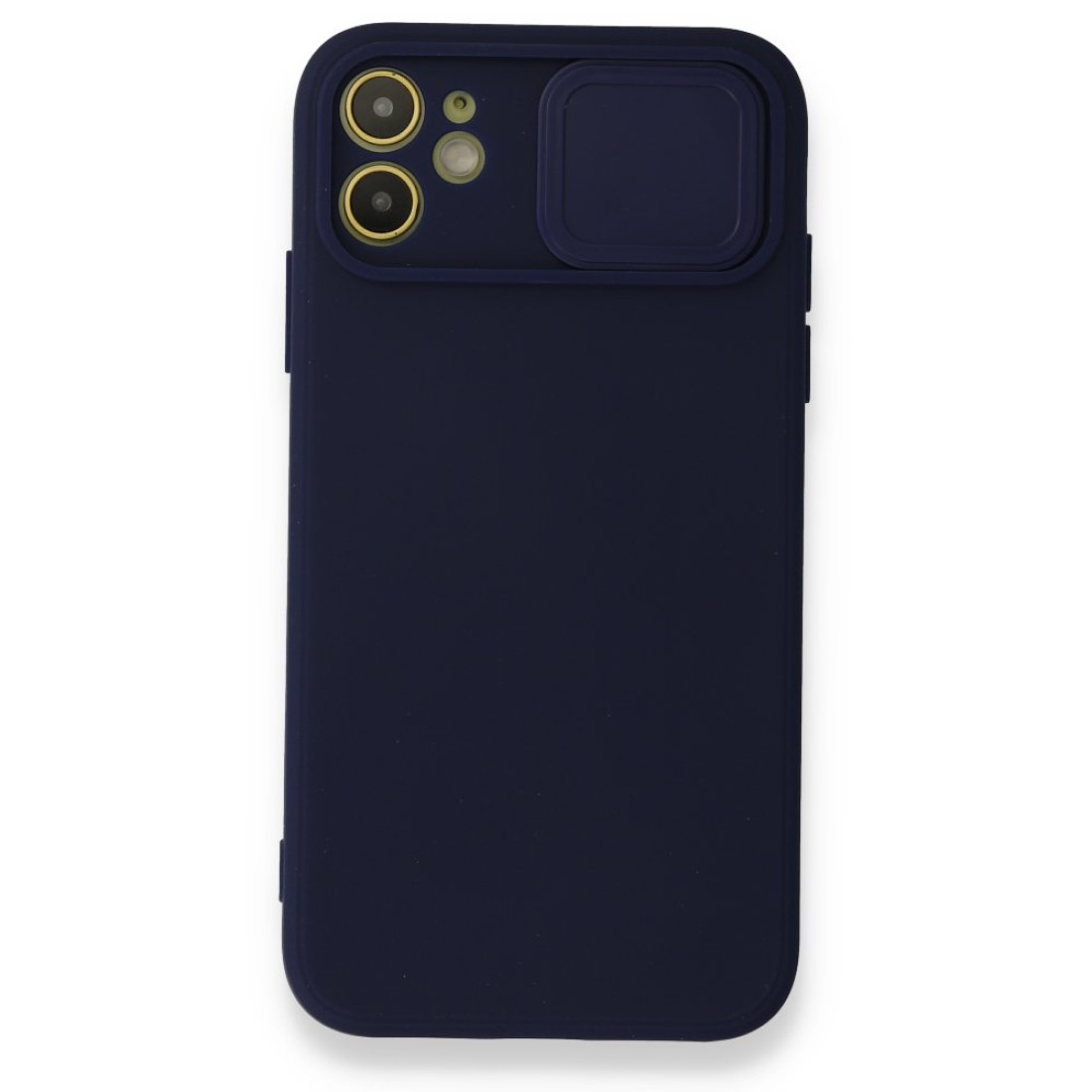  iPhone 12 Mini Kılıf Color Lens Silikon - Lacivert