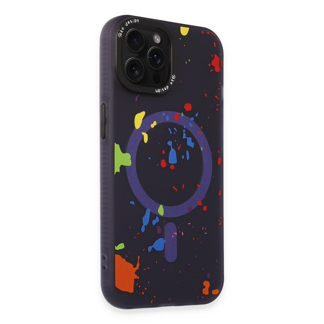 Joko iPhone 14 Pro Colorful Magsafe Kapak - Derin Mor
