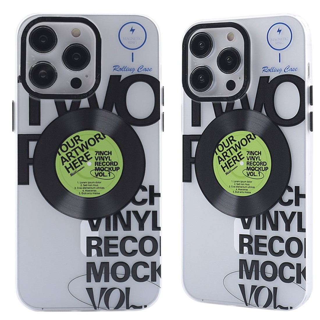  iPhone 14 Pro Kılıf Apollo Magneticsafe Desenli Kapak - Apollo Şeffaf - 5