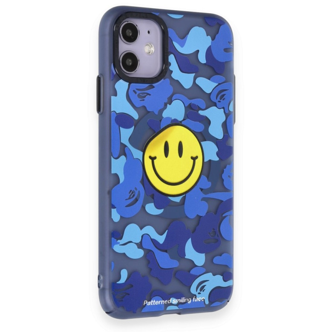  iPhone 12 Kılıf Apollo Magneticsafe Desenli Kapak - Apollo Mavi - 1