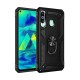  Samsung Galaxy A60 Kılıf Sofya Yüzüklü Silikon Kapak - Siyah
