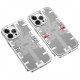 iPhone 13 Pro Max Kılıf Mekanik Bumper Kapak - Gümüş iPhone 13 Pro Max Kılıf Mekanik Bumper Kapak - Gümüş