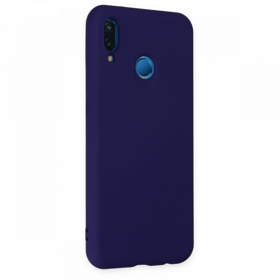  Huawei P20 Lite Kılıf Nano içi Kadife Silikon - Mor