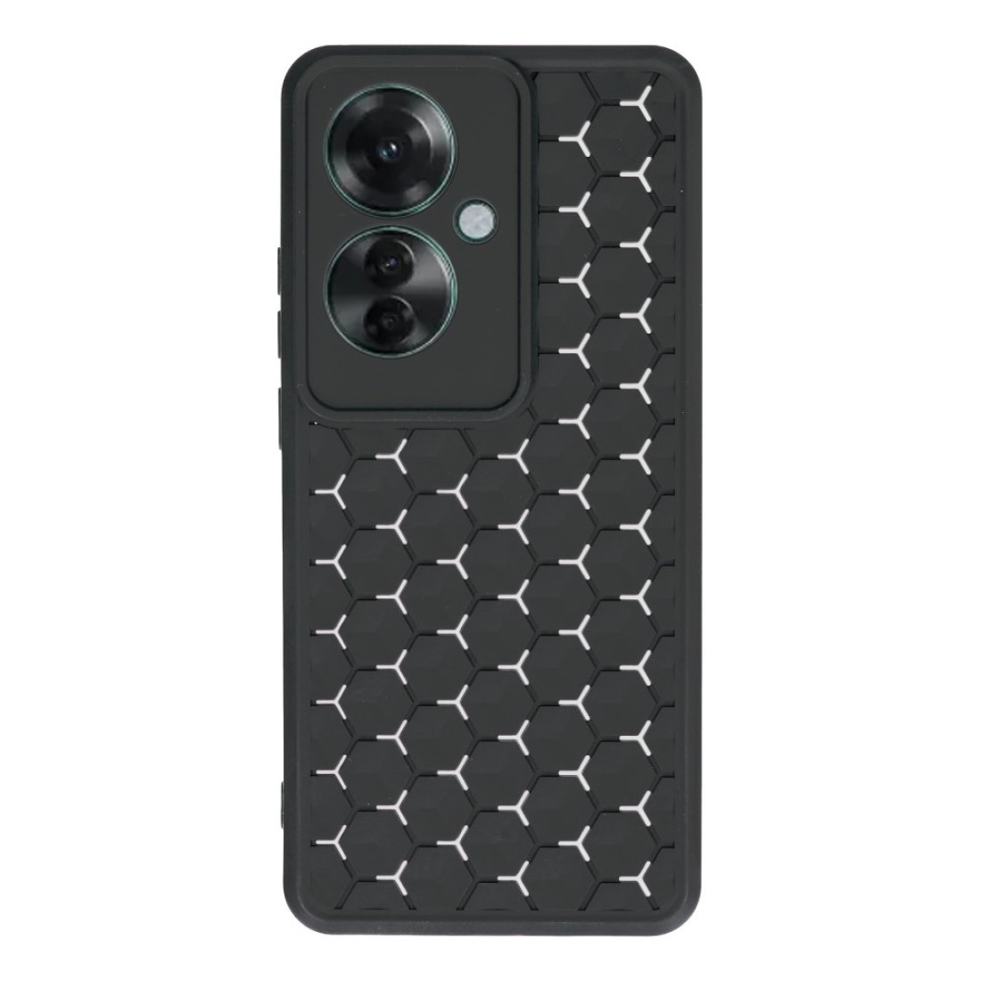  Oppo Reno 11F Kılıf Petek Silikon Kapak - Siyah