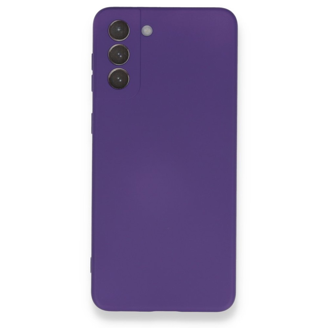  Samsung Galaxy S21 Plus Kılıf Nano içi Kadife Silikon - Mor