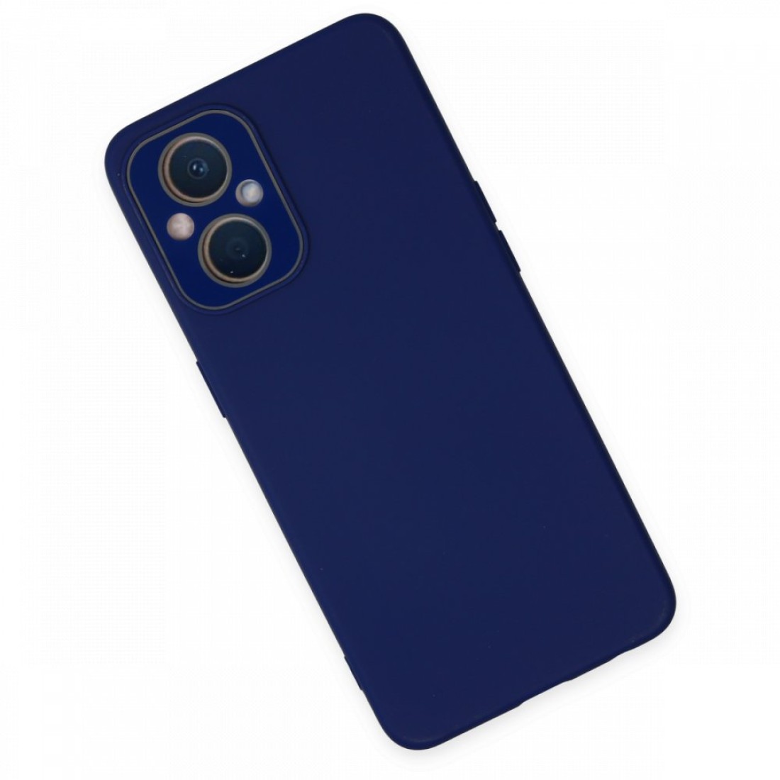 Oppo Reno 7 Lite Kılıf Lansman Glass Kapak - Sky Blue Oppo Reno 7 Lite Kılıf Lansman Glass Kapak - Sky Blue