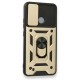Realme C11 2021 Kılıf Pars Lens Yüzüklü Silikon - Gold Realme C11 2021 Kılıf Pars Lens Yüzüklü Silikon - Gold