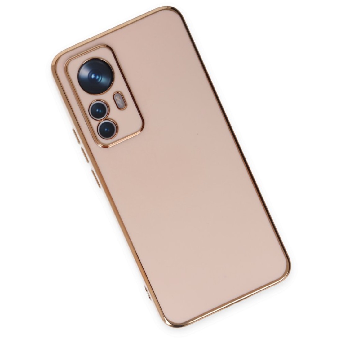 Xiaomi Mi 12T Pro Kılıf Volet Silikon - Pembe Xiaomi Mi 12T Pro Kılıf Volet Silikon - Pembe