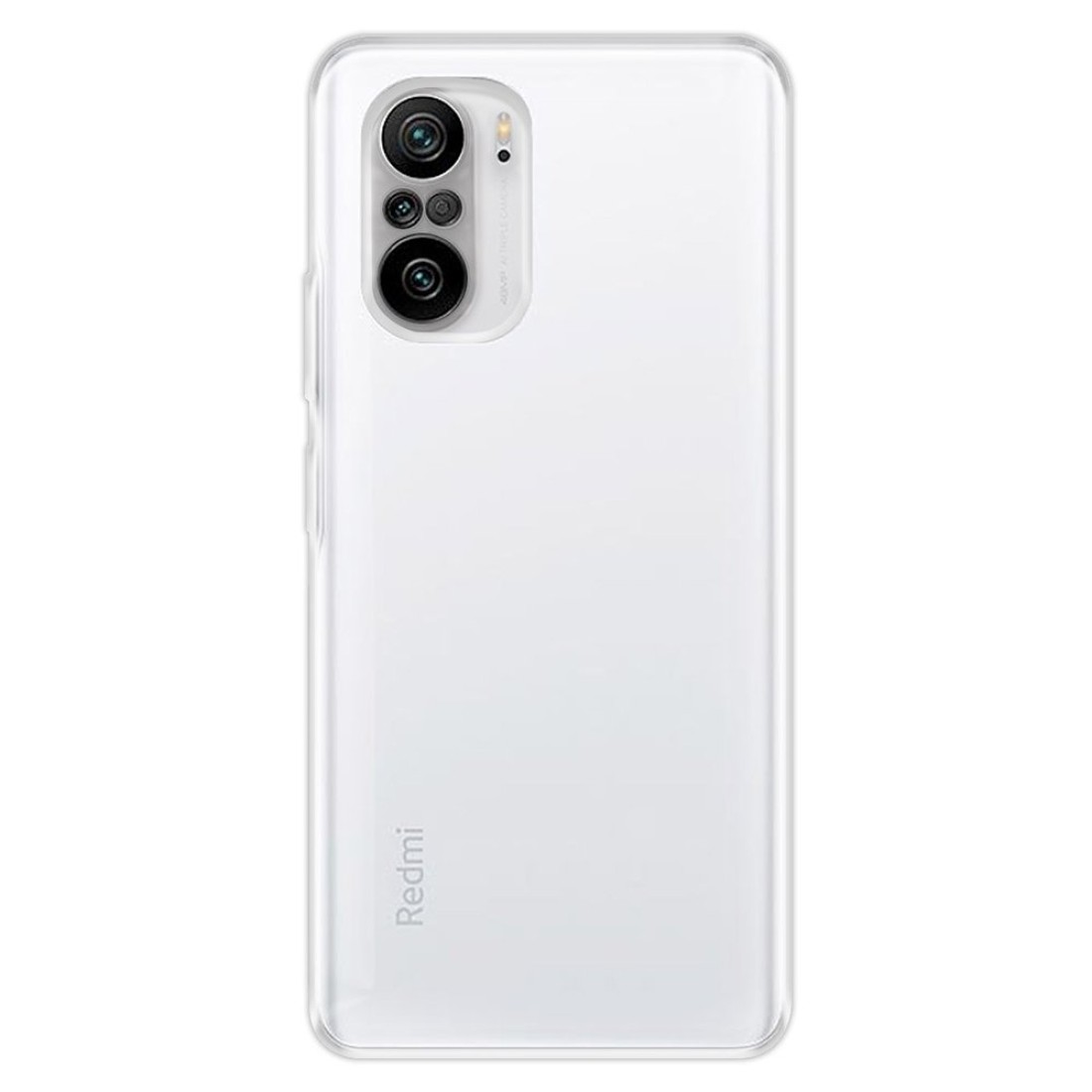  Xiaomi Redmi K40 Kılıf Deluxe 2mm Şeffaf Silikon - Şeffaf