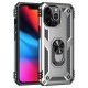 iPhone 13 Pro Max Kılıf Sofya Yüzüklü Silikon Kapak - Gümüş iPhone 13 Pro Max Kılıf Sofya Yüzüklü Silikon Kapak - Gümüş