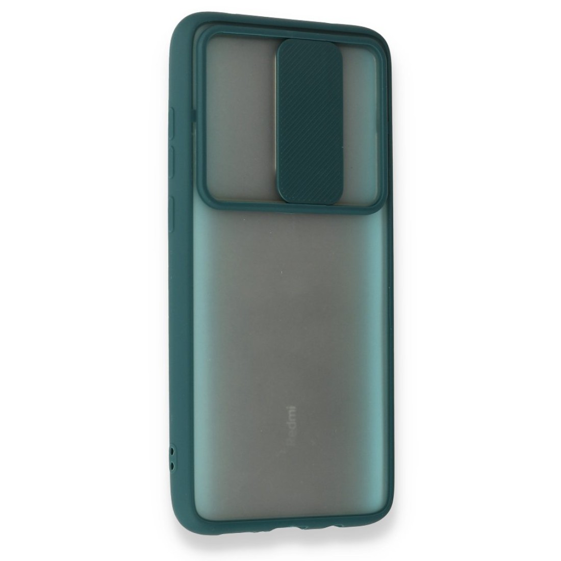 Xiaomi Redmi Note 8 Pro Kılıf Palm Buzlu Kamera Sürgülü Silikon - Yeşil Xiaomi Redmi Note 8 Pro Kılıf Palm Buzlu Kamera Sürgülü Silikon - Yeşil