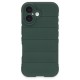  iPhone 16 Kılıf Optimum Silikon - Koyu Yeşil