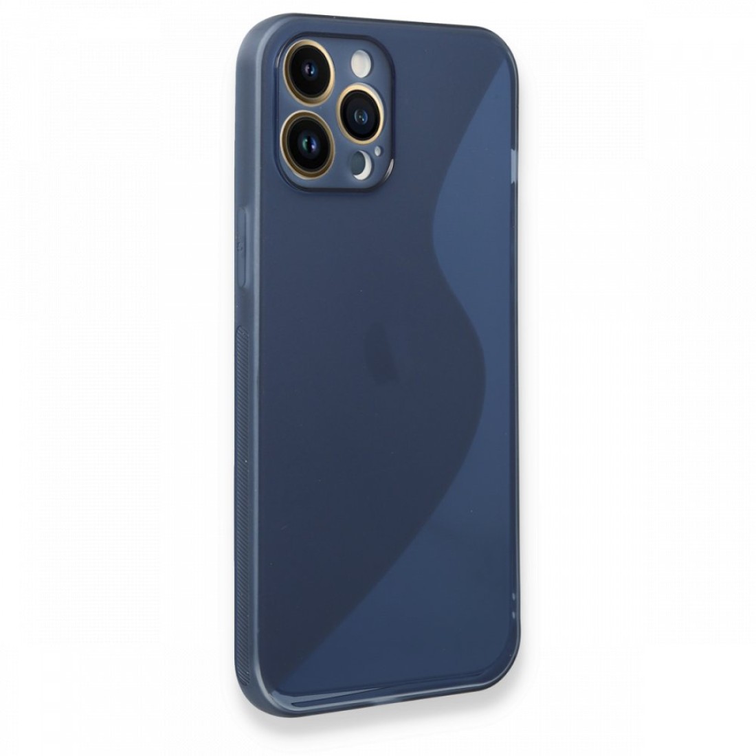  iPhone 13 Pro Max Kılıf S Silikon - Mavi