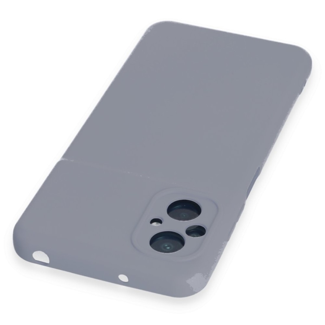  Xiaomi Poco M5 Kılıf Nano içi Kadife Silikon - Gri