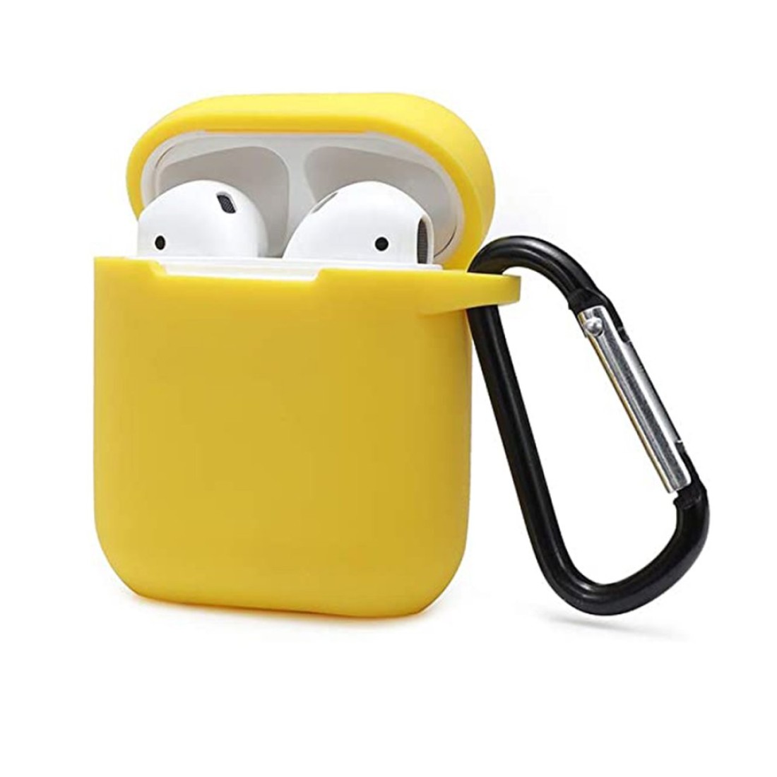  Airpods (1.nesil) Sert Silikon Kılıf - Sarı