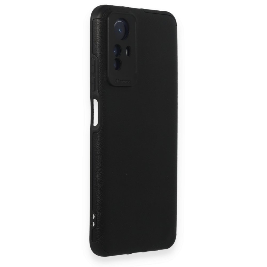  Xiaomi Redmi Note 12S Kılıf Loop Deri Silikon - Siyah