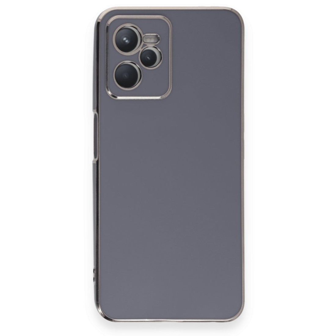  Realme C35 Kılıf Volet Silikon - Mavi