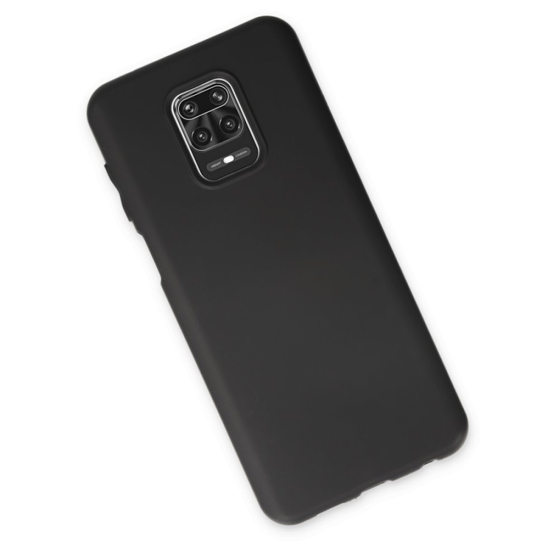  Xiaomi Redmi Note 9S Kılıf First Silikon - Siyah