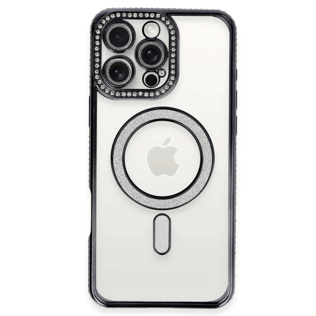 iPhone 16 Pro Kılıf Joke Simli Magneticsafe Kılıf - Siyah iPhone 16 Pro Kılıf Joke Simli Magneticsafe Kılıf - Siyah