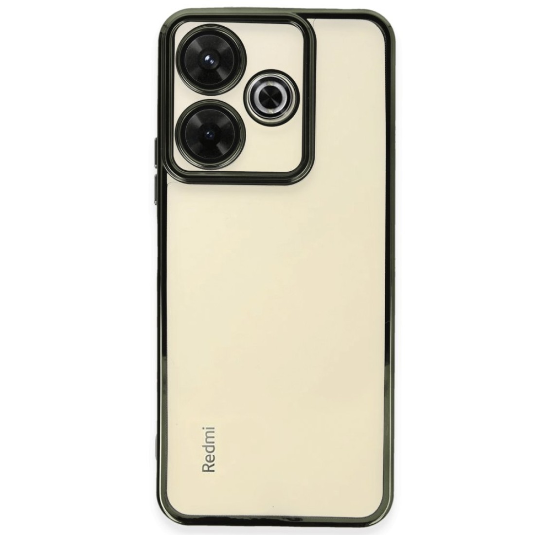  Xiaomi Redmi 13 4G Kılıf Razer Lensli Silikon - Yeşil