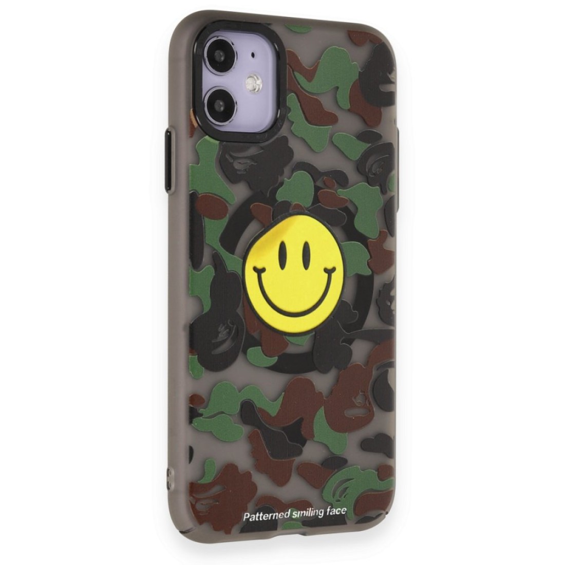  iPhone 12 Kılıf Apollo Magneticsafe Desenli Kapak - Apollo Siyah - 4