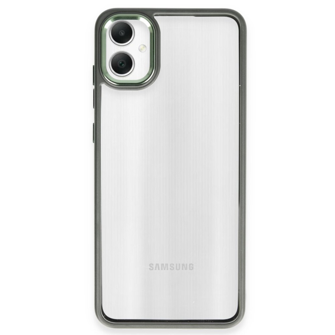  Samsung Galaxy A05 Kılıf Power Silikon - Koyu Yeşil