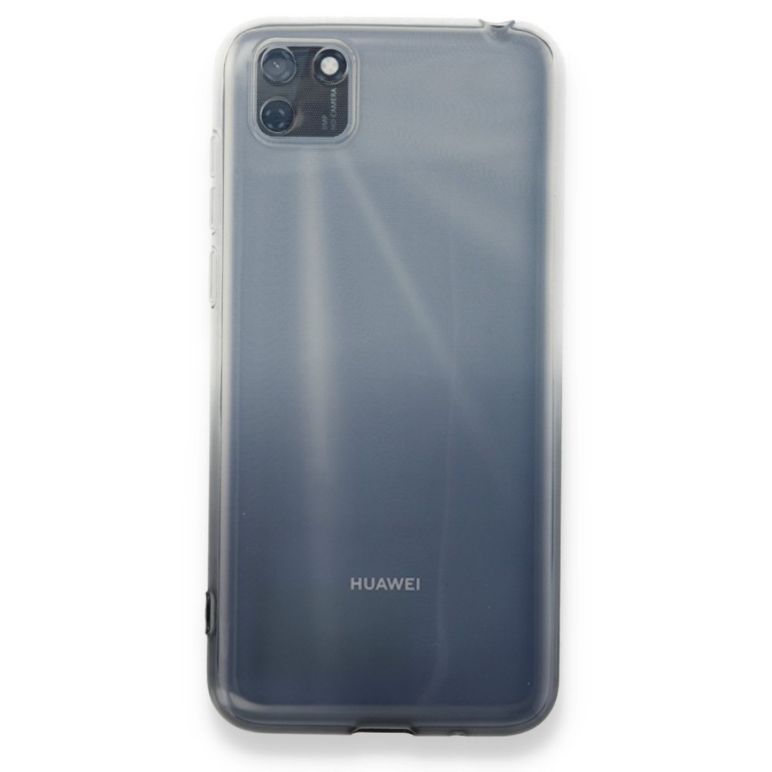  Huawei Y5P Kılıf Lüx Çift Renkli Silikon - Siyah