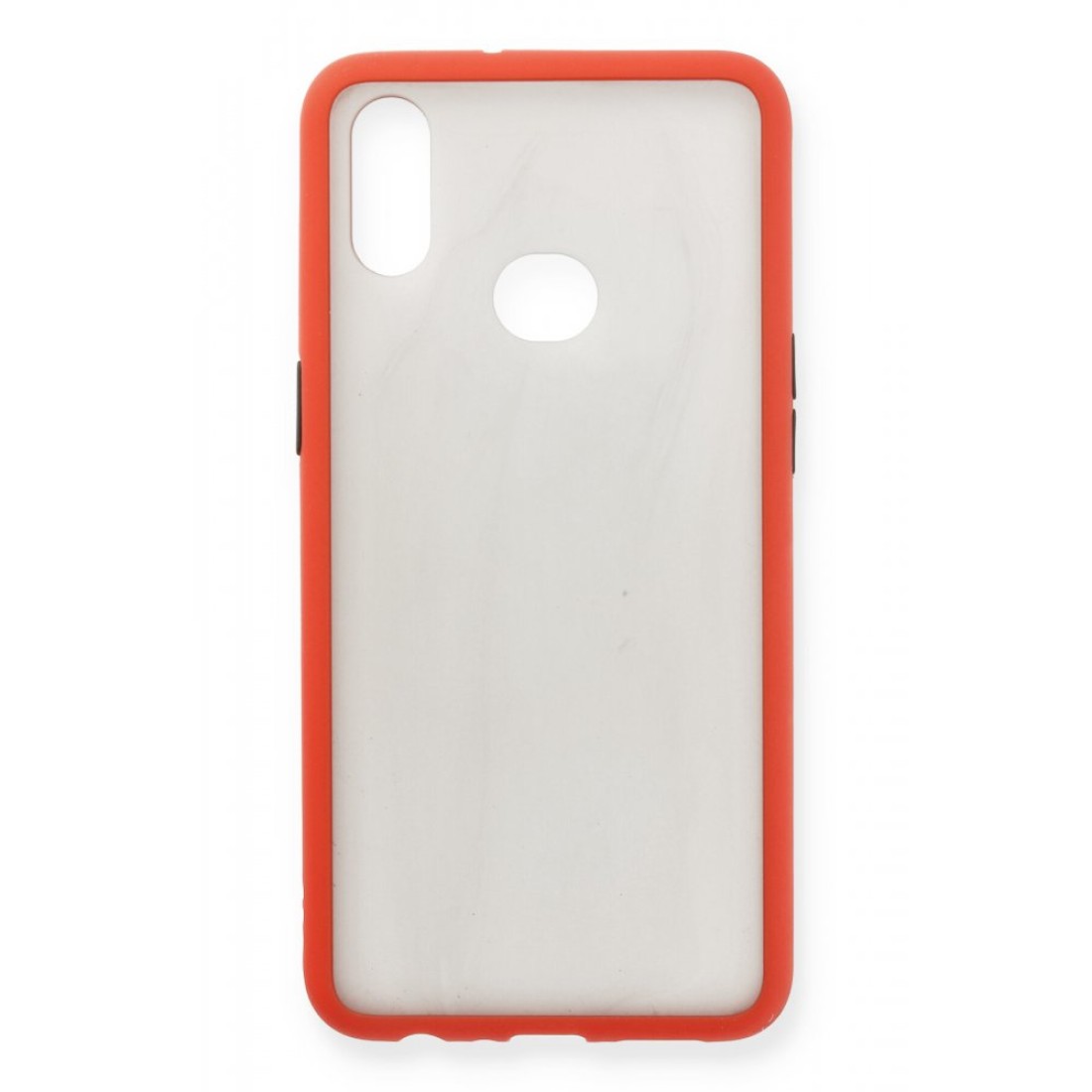 Samsung Galaxy A10S Kılıf Montreal Silikon Kapak - Kırmızı Samsung Galaxy A10S Kılıf Montreal Silikon Kapak - Kırmızı