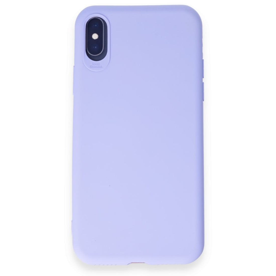  iPhone X Kılıf First Silikon - Lila