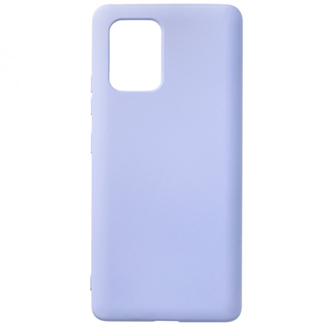 Samsung Galaxy A91 / S10 Lite Kılıf Nano içi Kadife Silikon - Lila