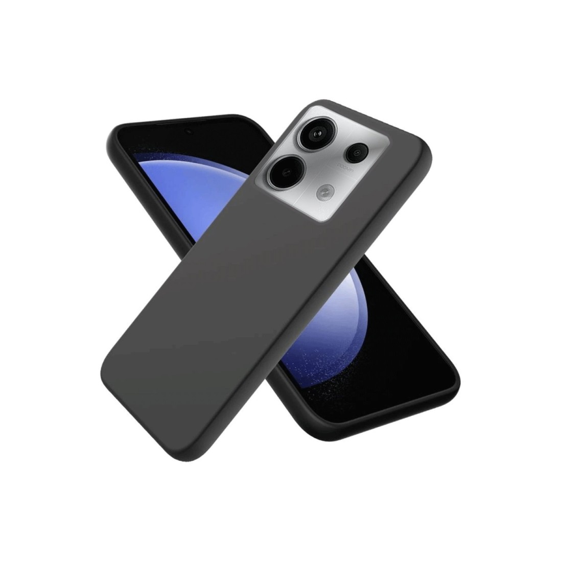  Xiaomi Poco M6 Pro 4G Kılıf First Silikon - Siyah
