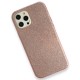 iPhone 12 Pro Kılıf Simli Katmanlı Silikon - Rose iPhone 12 Pro Kılıf Simli Katmanlı Silikon - Rose