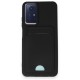  Xiaomi Redmi Note 12S Kılıf Kelvin Kartvizitli Silikon - Siyah
